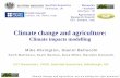 Scottish Executive Macaulay Institute Aberdeen, UK British ... · Research Council ISCI, Bologna, Italy Climate change and agriculture: Climate impacts modelling Mike Rivington, Gianni