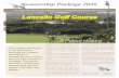 A Potted History - Lancelin Golf Club Inc. beautiful …...A Potted History The location and layout of the golf course amongst the Lancelin sand dunes is considered one of only a few