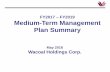 FY2017 FY2019 Medium-Term Management Plan …...2016/05/18  · In the medium term, we have improved profitability and strengthened our financial position. On the other hand, decreasing