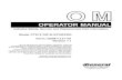 OPERATOR MANUAL OwatonnaYMMinnesotaMggbhb · OPERATOR MANUAL OwatonnaYMMinnesotaMggbhb Includes Safety, Service and Replacement Part Information Model CTS12 RIP-R-STRIPPER Form: GOM11121101
