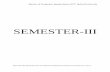 SEMESTER-III - Indus University · OBJECTS AND CLASSES Basics of object and class in C++, Private and public members, static data and function members, constructors and their types,