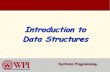 Introduction to Data Structures - WPIweb.cs.wpi.edu/~rek/Systems/C14/Intro_Data_Structures.pdf · Dynamic Memory Allocation ... Linear Lists Linked Lists Insertion Example Linked