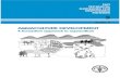 AQUACULTURE DEVELOPMENT - fao. Aquaculture development. 4. Ecosystem approach to aquaculture. FAO Technical