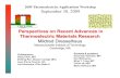 Perspectives on Recent Advances in Thermoelectric ......MIT Perspectives on Recent Advances in Thermoelectric Materials Research Mildred Dresselhaus Massachusetts Institute of Technology