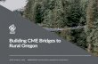 Title of Presentation Building CME Bridges to Rural Oregon · Title of Presentation. Subtitle for Presentation. DATE: October 4, 2018 PRESENTED BY: Christine Flores, Meredith Lair