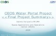 CEOS Water Portal Project ceos.org/document_management/Working_Groups/WGISS...آ  2016-03-13آ  WGISS-41,