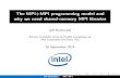 The MPI+MPI programming model and why we need shared ... · The MPI+MPI programming model and why we need shared-memory MPI libraries Je Hammond Extreme Scalability Group & Parallel
