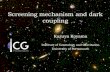 Screening mechanism and dark couplingmaccio/ringberg/Talks/Koyama.pdfVainshtein mechanism originally discussed in massive gravity rediscovered in DGP brane world model linear theory