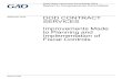GAO-15-780, DOD CONTRACT SERVICES: Improvements Made to ... · Staff augmentation contracts are defined as contracts for personnel that are subject to the direction of a government