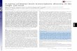 A survey of human brain transcriptome diversity at …A survey of human brain transcriptome diversity at the single cell level Spyros Darmanisa,b, Steven A. Sloanc, Ye Zhangc, Martin