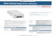 NPD-6001B High PoE midspan - A1 Security Cameras€¦ · Power over Ethernet (High PoE) for various Bosch IP/HD PTZ cameras. Generating a maximum of 60 W, it complies to both the