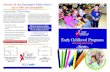 Early Childhood Brochure - Farmington Public Schools · skills, develops math foundation skills, and builds vocabulary. Farmington Public Schools’ Early Childhood Centers are specifically