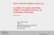 HOW TO PROTECT MARKS IN ASIA, and The IMPACT OF ASEAN ...€¦ · B. Increased statutory damages Statutory damages Increase in statutory damages where actual damages cannot be calculated