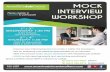 Mock Interview Workshop - americasjobcenterofkern.com€¦ · MOCK INTERVIEW WORKSHOP - Improve your interviewing SKILLS to make a better ﬁrst impression - Tips on preparing and