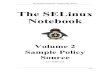 The SELinux Notebook - The Foundations · The SELinux Notebook - Sample Policy Source 0.3 Acknowledgements Logo designed by Máirín Duffy 0.4 Abbreviations Term Definition apol Policy