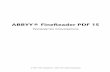 ABBYY® FineReader PDF 159 ABBYY® FineReader PDF 15 Руководство пользователя О программе ABBYY FineReader PDF 15 ABBYY FineReader PDF 15 — это