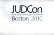 JBoss Users & Developers Conference Boston:2010€¦ · Infinispan Hash Functions • Infinispan uses language independent hash functions • Used for smart routing • Enables smart