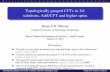 Topologically gauged CFTs in 3d: solutions, AdS/CFT and ... · Topologically gauged CFTs in 3d: solutions, AdS/CFT and higher spins Bengt E.W. Nilsson Chalmers University of Technology,