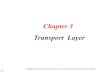 Chapter 3 Transport Layerfaculty.wiu.edu/Y-Kim2/NET321ch3.pdf · 3.31 Figure 3.30 shows what happens when a packet is lost. Packets 0, 1, 2, and 3 are sent. However, packet 1 is lost.
