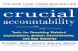 PRAISE FOR CRUCIAL ACCOUNTABILITY€¦ · [Crucial confrontations] Crucial accountability: tools for resolving violated expectations, broken commitments, and bad behavior/by Kerry