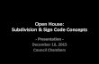 Sign Code Open House - dpa730eaqha29.cloudfront.net › ... › 12 › OpenHouse_ppt12-1… · Sign Area Calculations 1. Clarify how current permitted sign area is calculated: Current