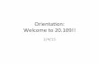 Orientaon:+ Welcome+to+20.109!!+ - Amazon S3 · Evernote+ • See+wiki+page+concerning+your+laboratory+ notebooks+(Assignmenttab)+ • Register+for+an+Evernote+account(Homework+ assignmentdue+M1D1)+