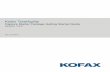 Kofax TotalAgility Capture Starter Package Getting Started Guide · Kofax TotalAgility Capture Starter Package Getting Started Guide Configure the Kofax Export Connector settings.....31