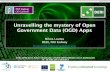 Unravelling the mystery of Open Government Data (OGD) Apps › 2012 › 06 › pmod › loutas1.pdfDigital Enterprise Research Institute Enabling networked knowledge 10 Most of the
