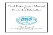 2015 Field Experiences Manual - The Citadel · internship student is encouraged to share a copy of the EDUC 650 & 652 or 651 & 653 syllabus, as well as the Expectations for Site Supervisors
