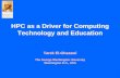 HPC as a Driver for Computing Technology and Education › High Power Computing as a Driver for Computing... · 2015-10-03 · HPC as a Driver for Computing Technology and Education