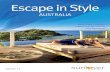 Escape in Style - Sunlover Holidays · book all the extras such as limousine transfers, tours. We’ll even organise charter ﬂights to get More Holiday Ideas AOT Holidays has a