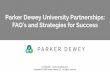 Parker Dewey University Partnerships: FAQ’s and Strategies for … › hubfs › PD University... · 2020-06-02 · Career Launcher as an intern, contractor, or full-time employee,