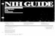 NIH Guide - Vol. 16, No. 22 - June 26, 1987 · 2014-10-03 · NIH Guide Distribution Center National Institutes of Health Room B3BE07, Building 31 Bethesda, Mqhd 20892 Third-ClassMail