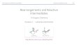 Rearrangements and Reactive Intermediatesburton.chem.ox.ac.uk/handout-2-2018.pdf · Rearrangements and Reactive Intermediates 49 Nitrenes neutral monovalent nitrogen species –6
