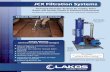 Eliminate Manual Basin Cleaning! · *LAKOS recommended inlet pipe size More detailed CAD drawings are available upon request. Performance Dimensions General Specifications JCX System
