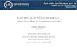 Fun with Certificates part II - Institute for Advanced Study · Fun with Certificates part II Elliptic Curve Cryptography May 13, 2019 Network Security Institute for Advanced Study
