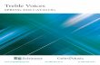 Treble Voices - Canticle Distributing · 7.0577 Choral Score $2.60 NANCY GIFFORD Winter’s Lullaby SSA Chorus, Flute, Piano Winter’s Lullaby evokes the tranquil beauty of a snow