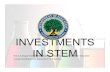 NSTA DOE Investments in STEM DOE...Programs with STEM Grantee Selection Priority: • Race to the Top • Investing in Innovation • Magnet Schools Assistance • National Professional