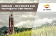 WEBCAST – CONFERENCE CALL Fourth Quarter 2014 Results€¦ · WEBCAST – CONFERENCE CALL Fourth Quarter 2014 Results . February 26th, 2015 . Repsol Investor Relations.  ©