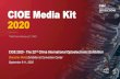 CIOE Media Kit 2020 · CIOE Media Kit 2020 *Valid from February 1st, 2020 ... institutes, universities, government bodies, global leading optoelectronics enterprises. Position Total