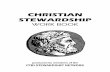 CHRISTIAN STEWARDSHIP - Methodist · Christian Stewardship is the greatest religious principle before the world today. It is a revolutionary principle – a principle which would