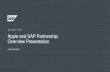 April 20th, 2017 Apple and SAP Partnership Overview ...assets.dm.ux.sap.com/es-sap-forum-espana/2017/pdfs/... · 04/05/2017  · Apple and SAP Partnership Overview Presentation ...
