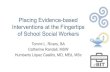 Placing Evidence-based Interventions at the Fingertips of ... · Teaching evidence-based practice: Toward a new paradigm for social work education. Research on Social Work Practice,