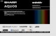 >> LED BACKLIGHT TV OPERATION MANUAL EXITglobal.sharp › aquos › en › androidtv › support › download › LE580X_6… · Remote Control Unit 1 POWER: Switch the TV power on