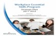 Workplace Essential Skills Program - New Brunswick › content › dam › gnb › Departments › petl-epft › PDF › ...Development of the Workplace Essential Skills (WES) program