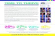 TIME TO THRIVE · • Sponsorship mention in daily recap blog posts published on Twitter, Facebook and HRC’s national website • Select photos to be included in Facebook album,