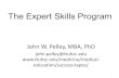 The Expert Skills Program · education/success-types/ 1. ... to lead the students, who initially believe the educational institution is there to educate ... These will correlate later