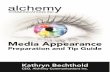 Media Appearance Preparation and Training Guide · ongratulations! Youve been hard at work using social media, blogging, and talking to just about anyone who will listen to promote