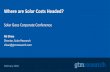 Solar Goes Corporate Conference - SEIA | Solar Energy Industries ... are Costs Headed (Shi… · Solar Goes Corporate Conference MJ Shiao Director, Solar Research shiao@gtmresearch.com