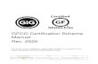 GFCO Certification Scheme Manual Rev. 2020 · 2020-02-28 · GFCO Certification Scheme Manual Rev. 2020 The Gluten Free Certification Organization ... GFCO certificates or proof of